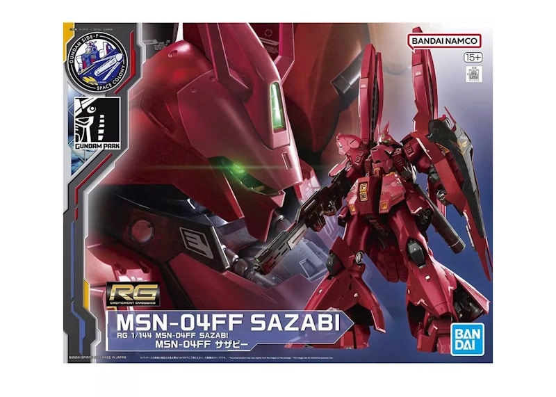 Bandai Gundam Base SIDE-F Limited RG 1/144 MSN-04FF SAZABI Figure