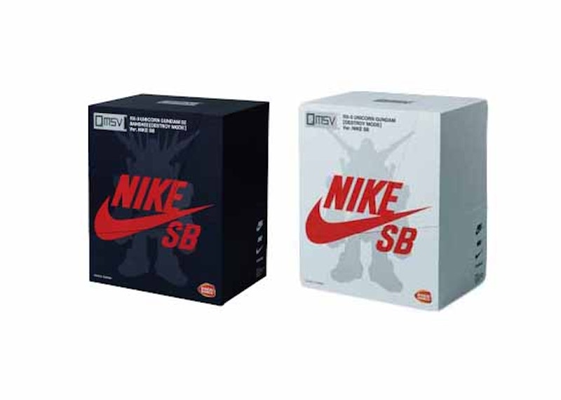 Bandai Gundam x Nike SB Unicorn Action Figure Set
