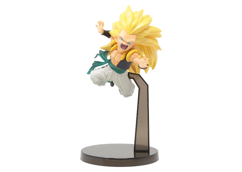 Bandai Ichiban Kuji Dragon Ball Super Saiyan 3 Gotenks Rising Fighters Action Figure Yellow