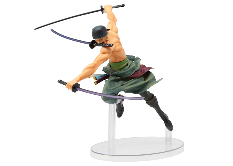Bandai Ichibansho One Piece Dynamism Of Ha Roronoa Zoro Action Figure Green