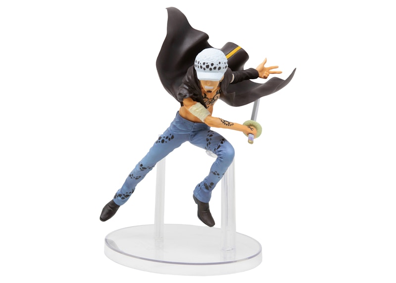 Bandai Ichibansho One Piece Dynamism Of Ha Trafalgar Law Action Figure Blue & Black