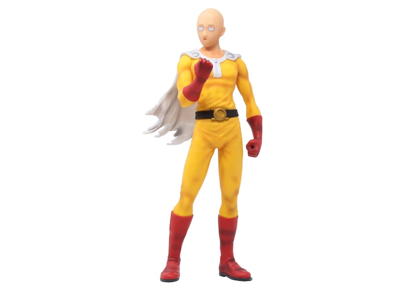 Bandai Ichibansho One Punch Man Normal Face Saitama Action Figure Yellow