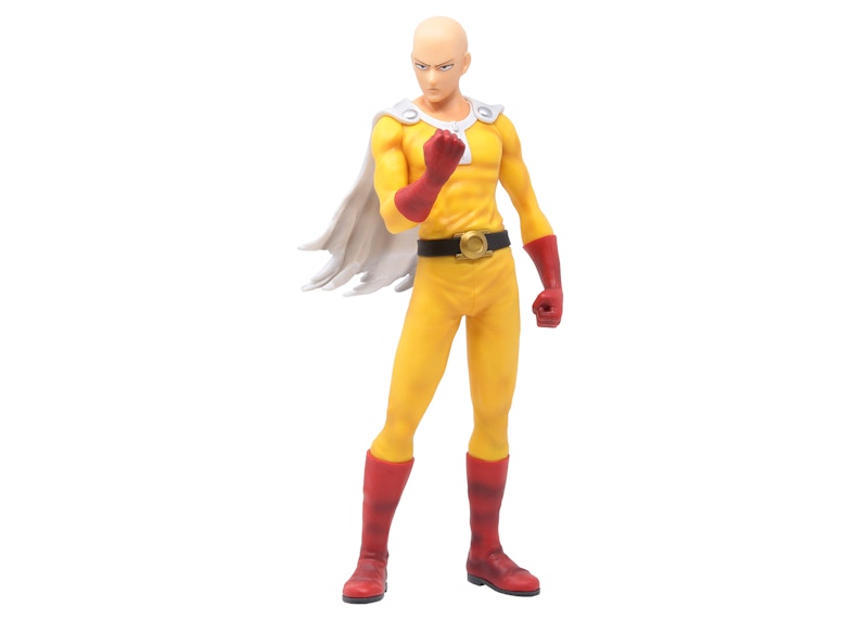 Bandai Ichibansho One Punch Man Serious Face Saitama Version B Action Figure Yellow