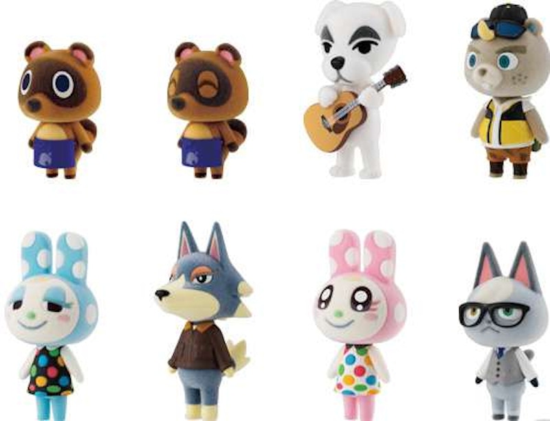 Bandai Japan Animal Crossing Tomodachi Doll Vol 2 Villager Collection Box of 8 Mini Figures