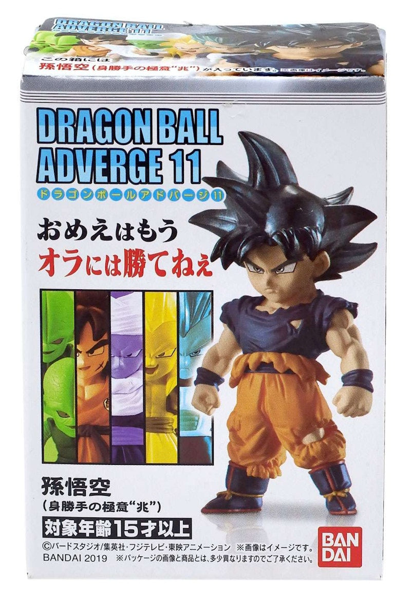 Bandai Japan Dragon Ball Adverge Volume 11 Ultra Instinct Sign Son Goku Mini Figure