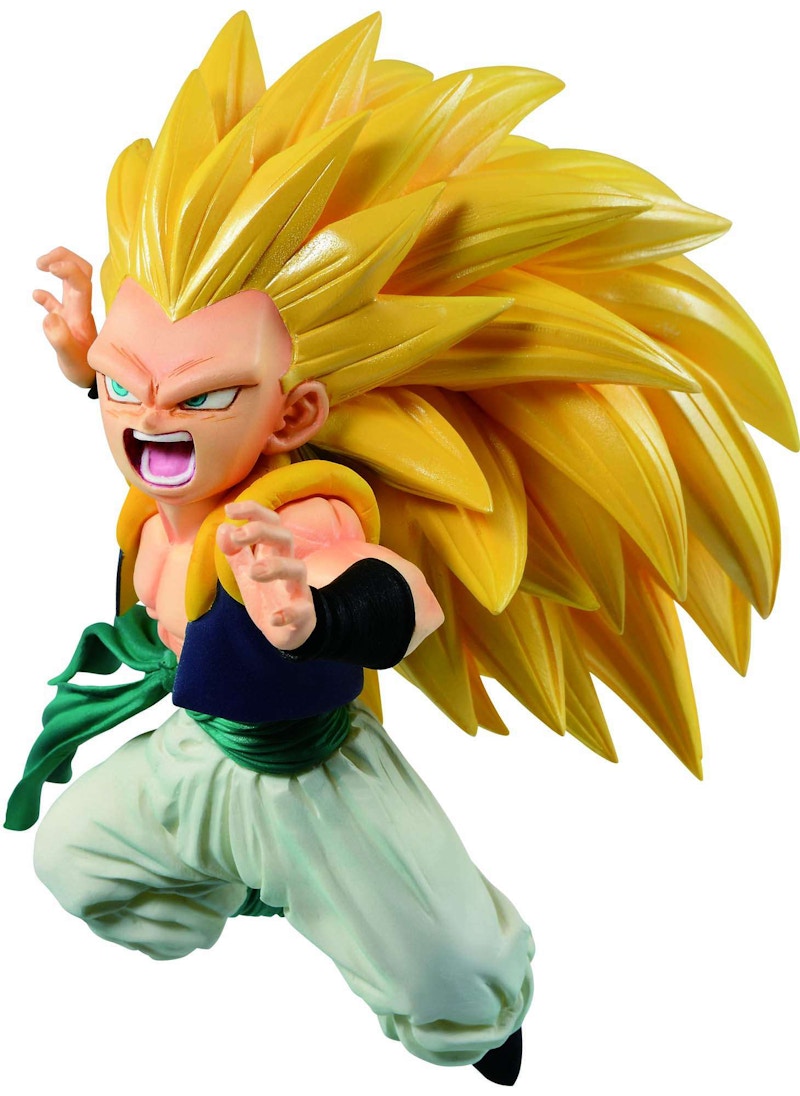 Bandai Japan Dragon Ball Ichiban Super Saiyan 3 Gotenks Rising Fighters Collectible PVC Figure