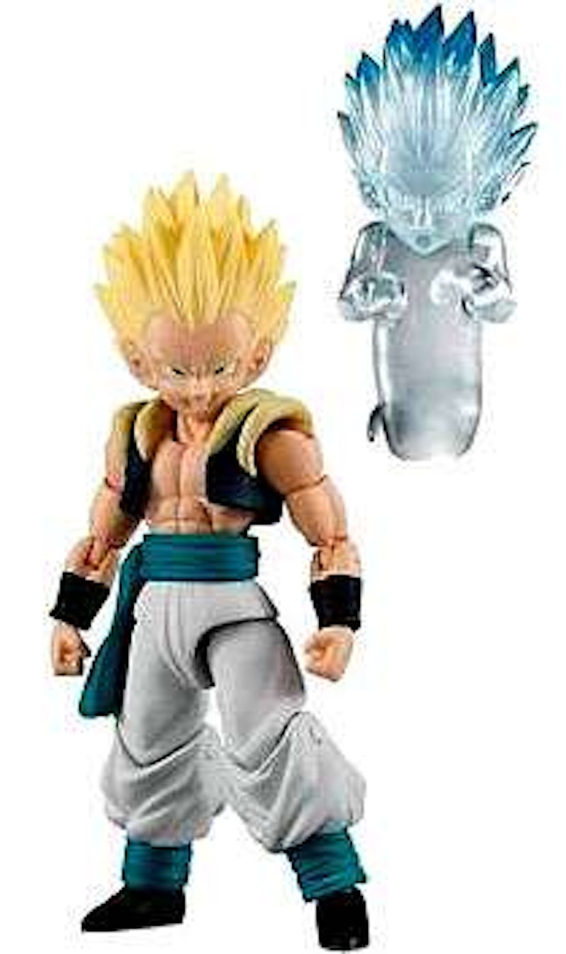 Bandai Japan Dragon Ball Z Shokugan Neo Shodo Gotenks with Ghost PVC Figure