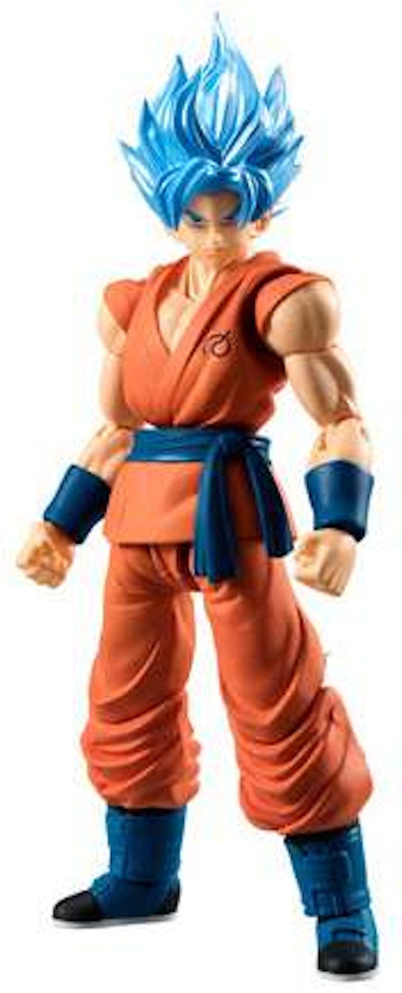 Bandai Japan Dragon Ball Z Shokugan Shodo Super Saiyan Blue Goku PVC Figure