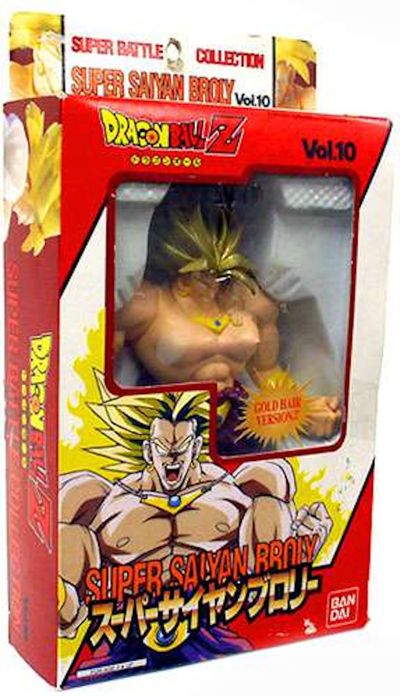 Bandai Japan Dragon Ball Z Super Saiyan Broly Gold Hair Version Action Figure