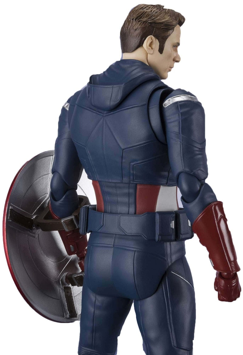 Bandai Japan Marvel S.H. Figuarts Captain America Cap Vs Cap Edition Action Figure