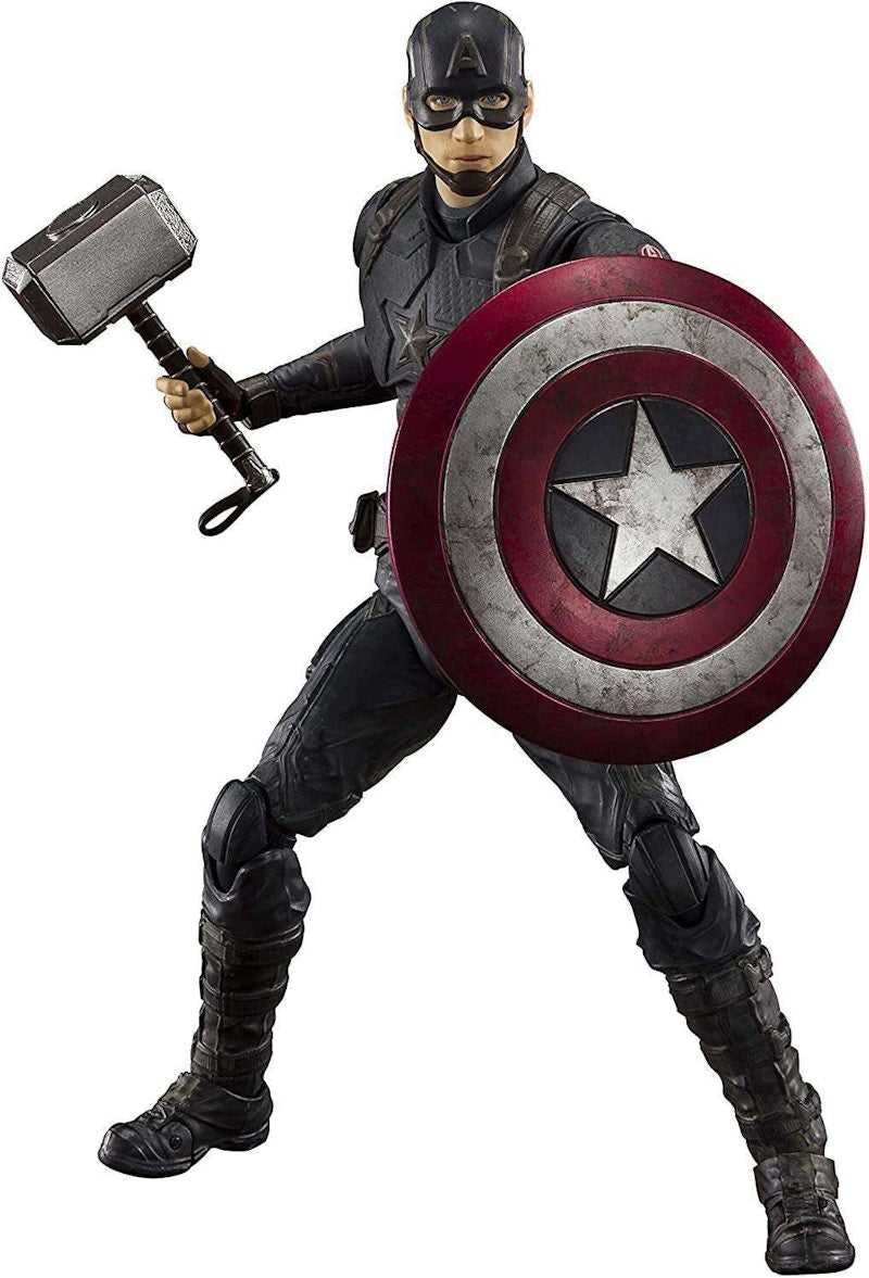 Bandai Japan Marvel S.H. Figuarts Captain America Final Battle Edition Action Figure