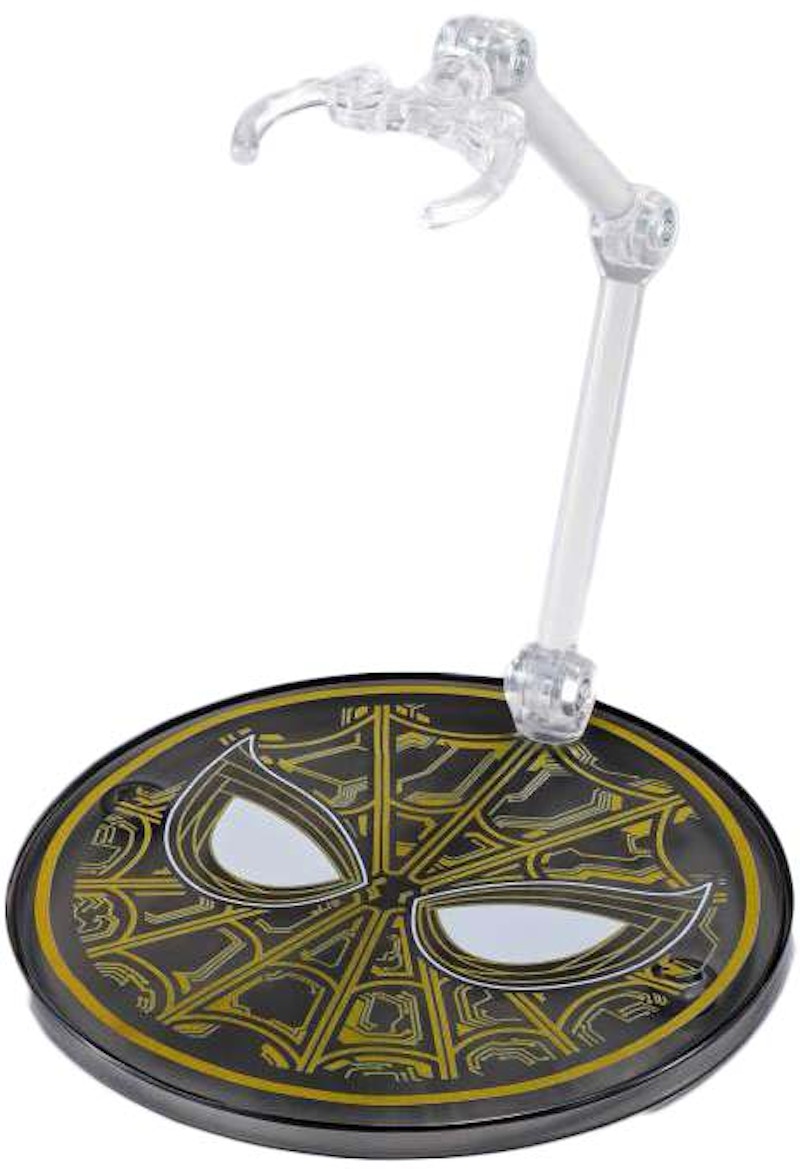 Bandai Japan Marvel S.H. Figuarts Spider-Man Black & Gold Suit Special Set Action Figure