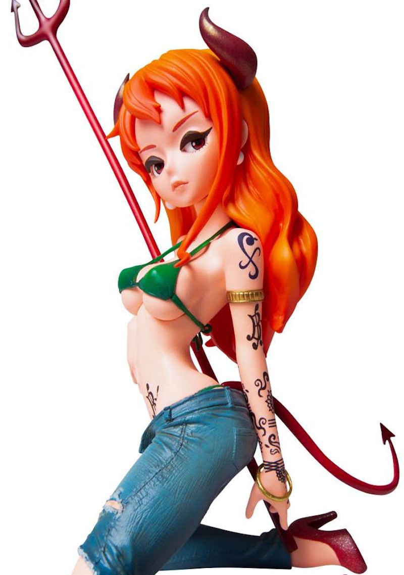 Bandai Japan One Piece Bustercall Devilish Nami Collectible PVC Figure