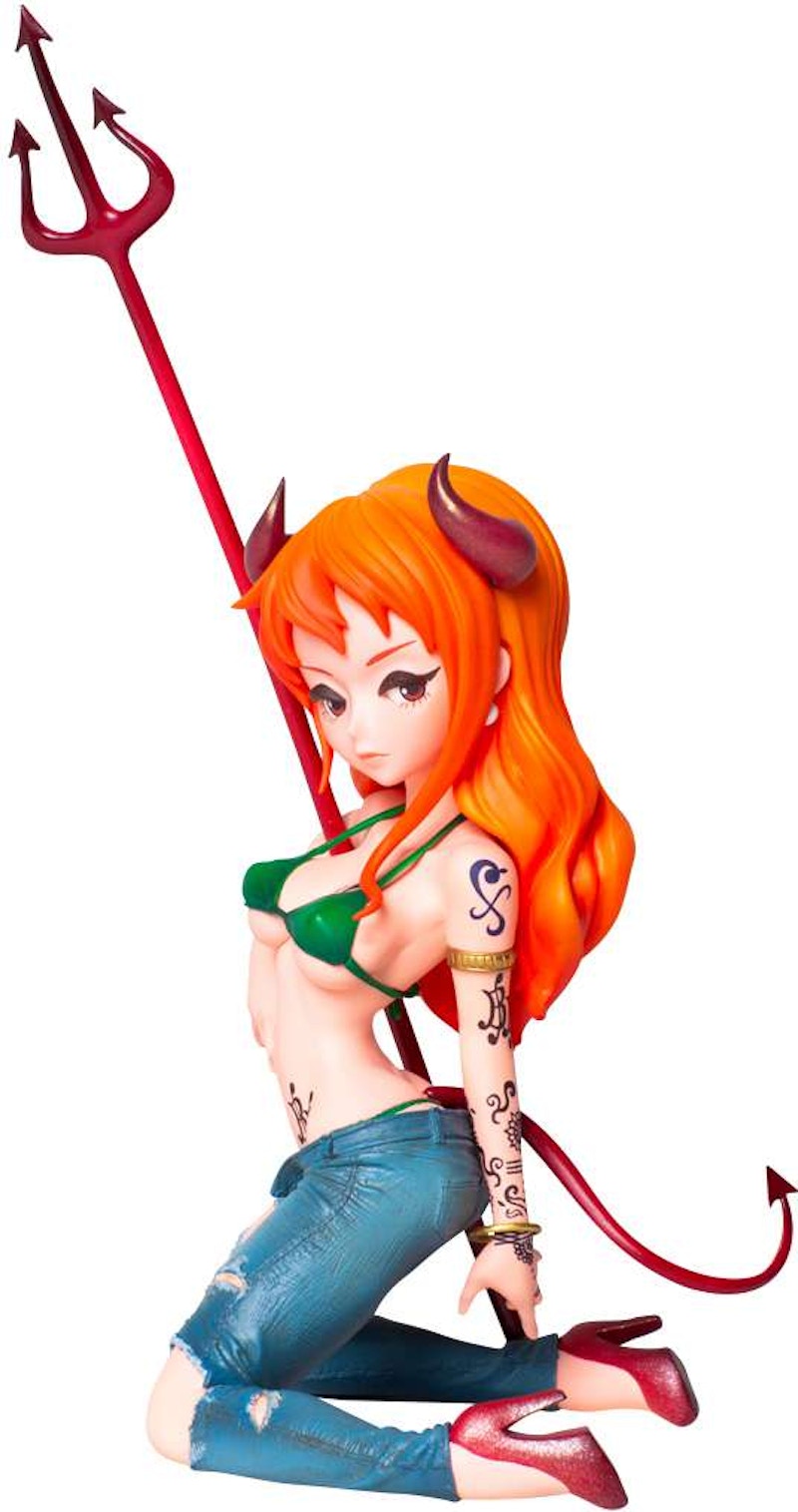 Bandai Japan One Piece Bustercall Devilish Nami Collectible PVC Figure