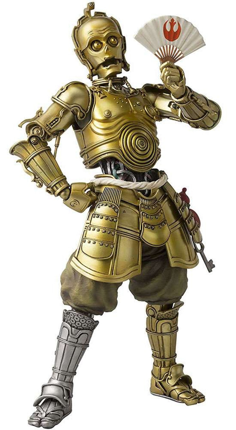 Bandai Japan Star Wars Meisho Movie Realization Honyaku Karakuri C-3PO Action Figure