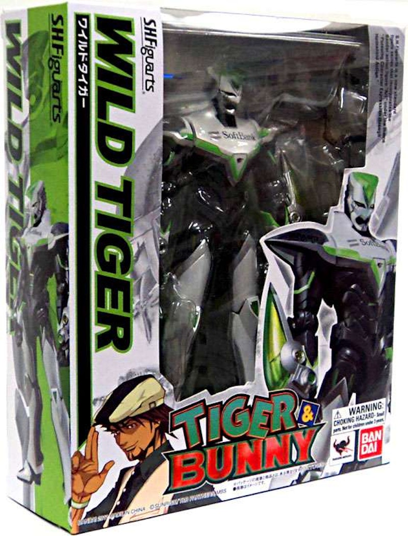 Bandai Japan Tiger & Bunny S.H. Figuarts Wild Tiger Action Figure