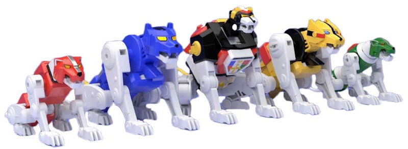 Bandai Japan Voltron Super Mini Pla Voltron SDCC 2018 Exclusive Set SDCC 2018 San Diego Comic Con Exclusive Model Kit Figure