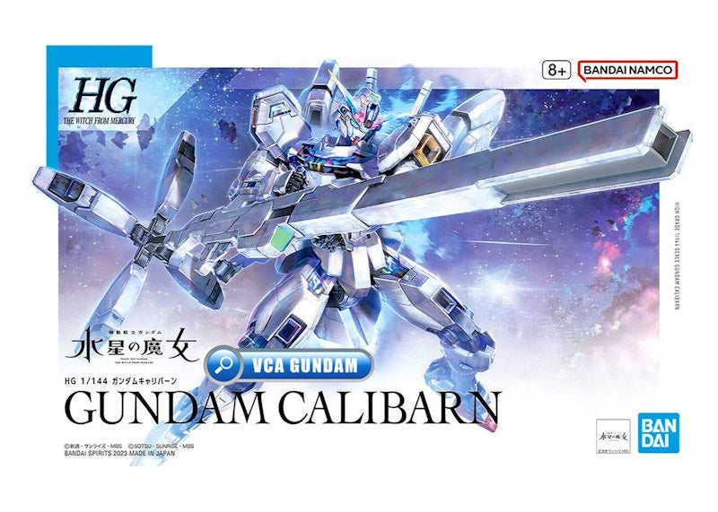 Bandai Namco 1/144 HG Gundam Calibarn Model Kit Figure (2023)