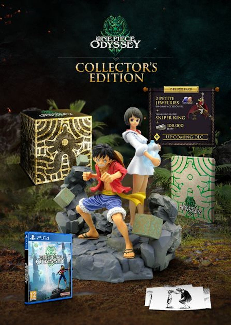 Bandai Namco PS4 One Piece Odyssey Collector's Edition Video Game Bundle