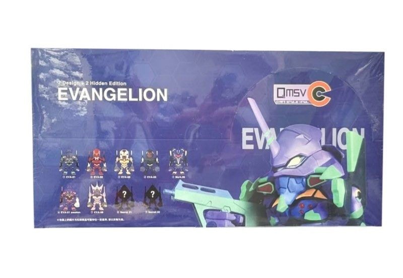 Bandai QMSV-C Evangelion Vol.1 Sealed Case (8 Blind Box)