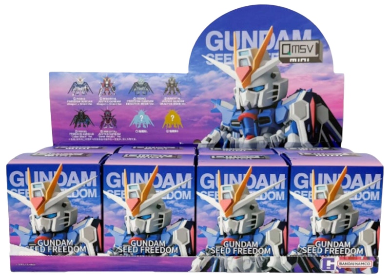 Bandai QMSVmini Mobile Suit Gundam SEED Freedom Series Sealed Case (8 Blind Box)