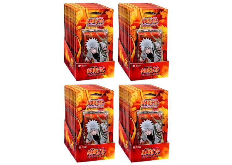 Bandai Naruto Card Game Lineage of the Legends Booster Pack Box 4x Lot