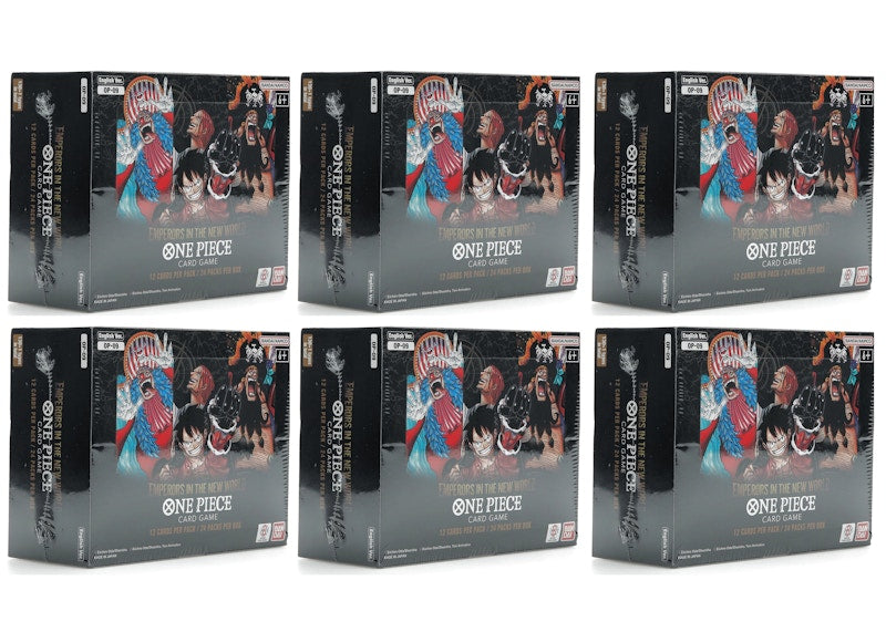 Bandai One Piece Emperors In The New World Hobby Box (OP-09) 6x Lot