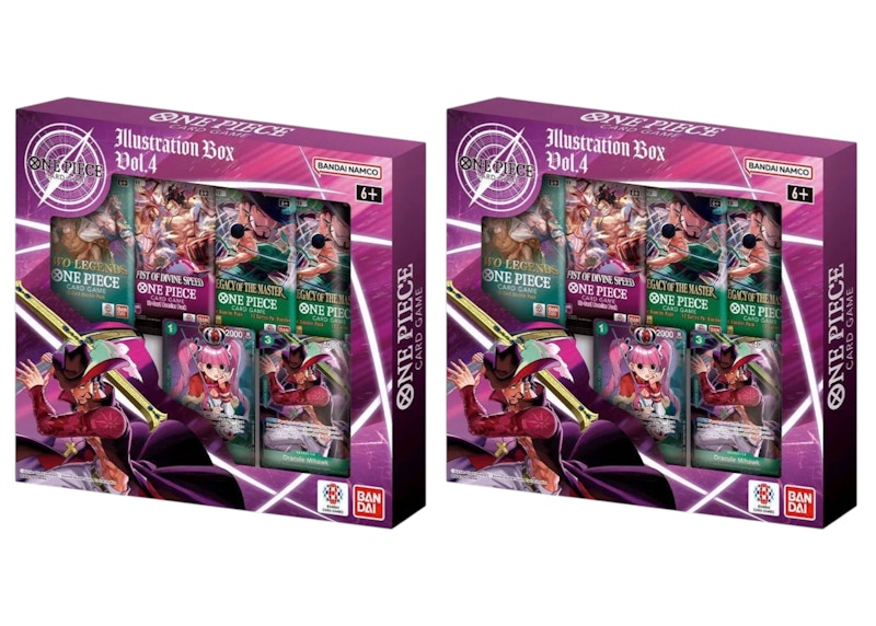 Bandai One Piece Volume 4 Illustration Box 2x Lot