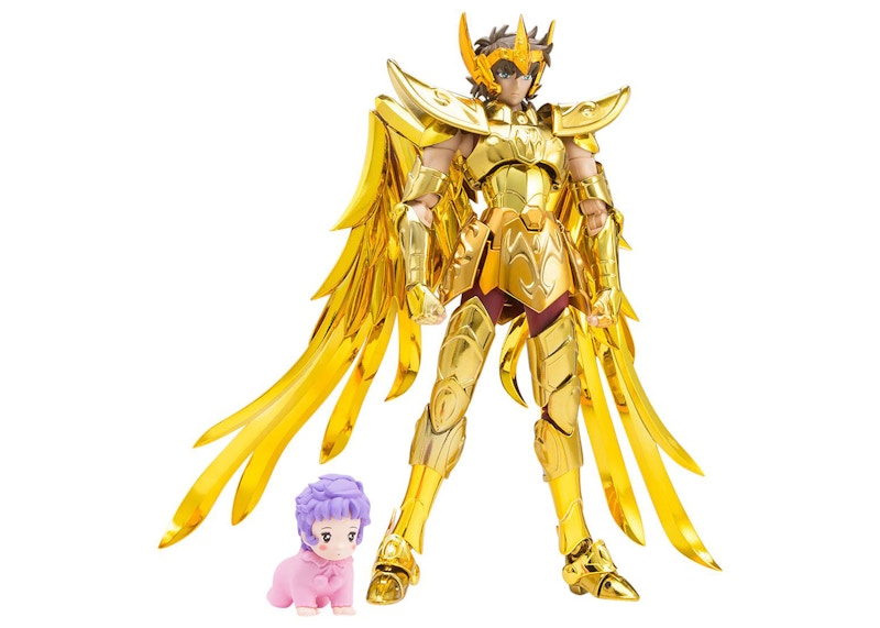 Bandai Saint Cloth Myth EX Saint Seiya Sagittarius Aiolos Revival Version Action Figure Gold