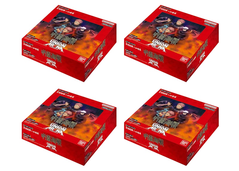 Bandai Union Arena Jujutsu Kaisen Booster Box (Japanese) 4x Lot