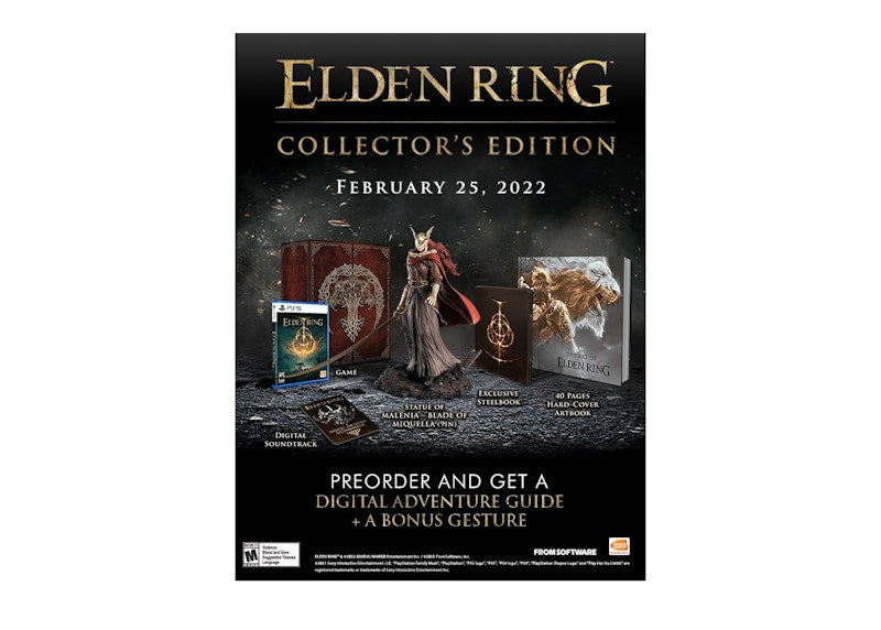 Bandai Namco PS5 Elden Ring Collector's Edition Video Game