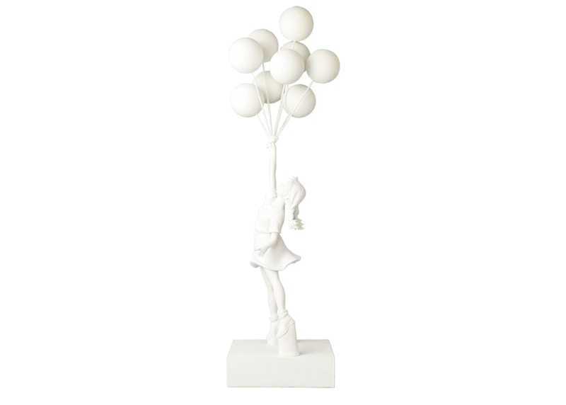 Banksy Flying Balloons Girl Figure