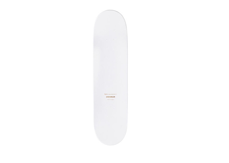 Banksy x Medicom Flower Bomber II Skateboard Deck White