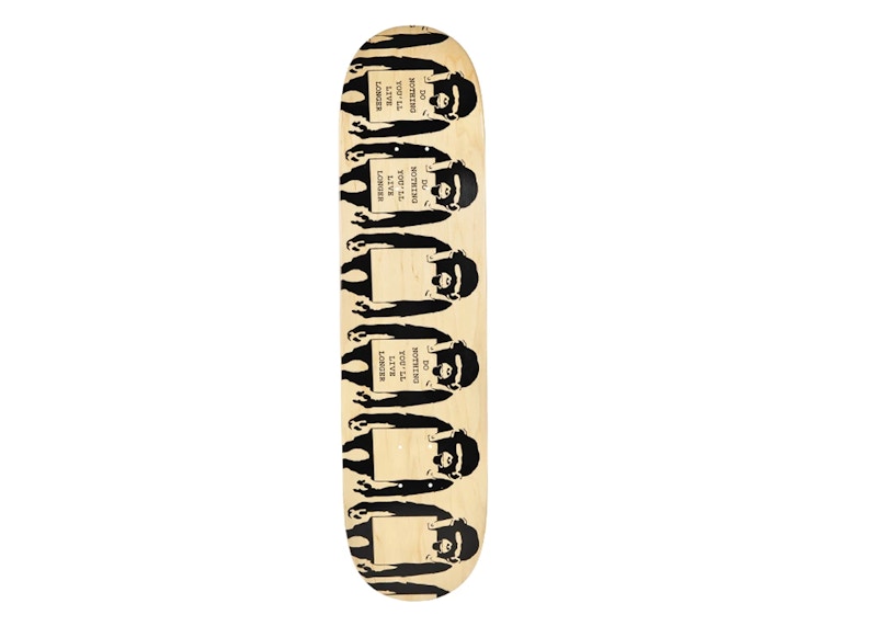 Banksy x Medicom Laugh Now Skateboard Deck Brown
