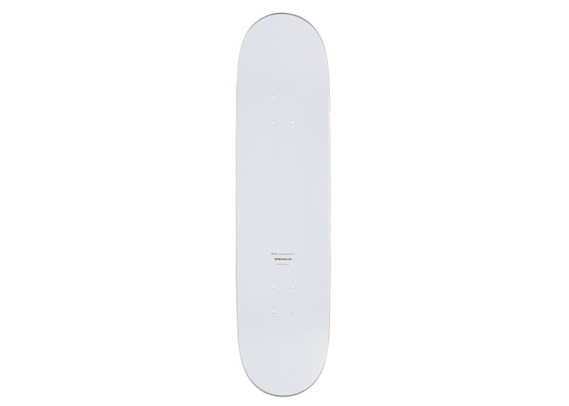 Banksy x Medicom x SYNC Brandalism Flower Bomber Skate Deck White