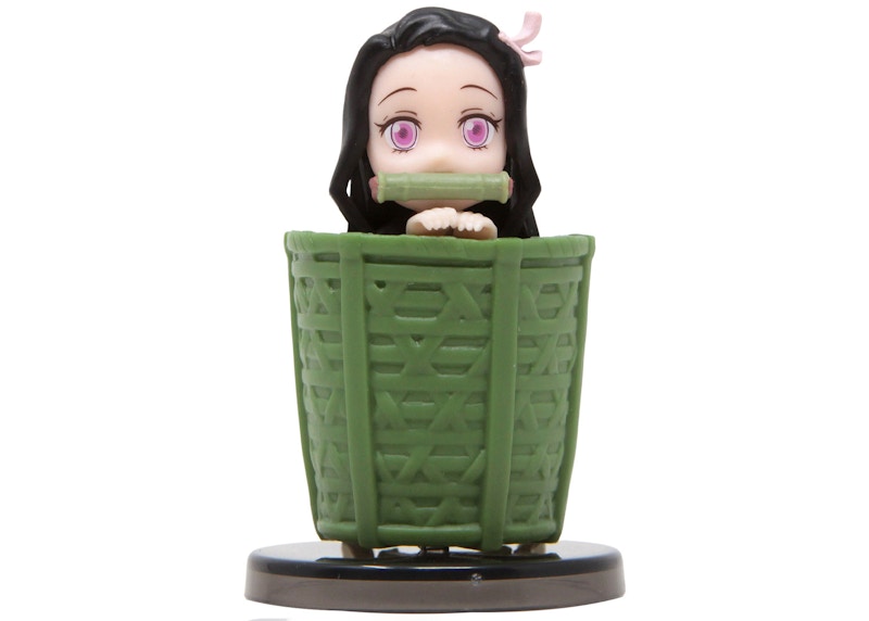 Banpresto Demon Slayer Kimetsu No Yaiba World Nezuko Kamado Collection II 6 Basket Nezuko Figure Green