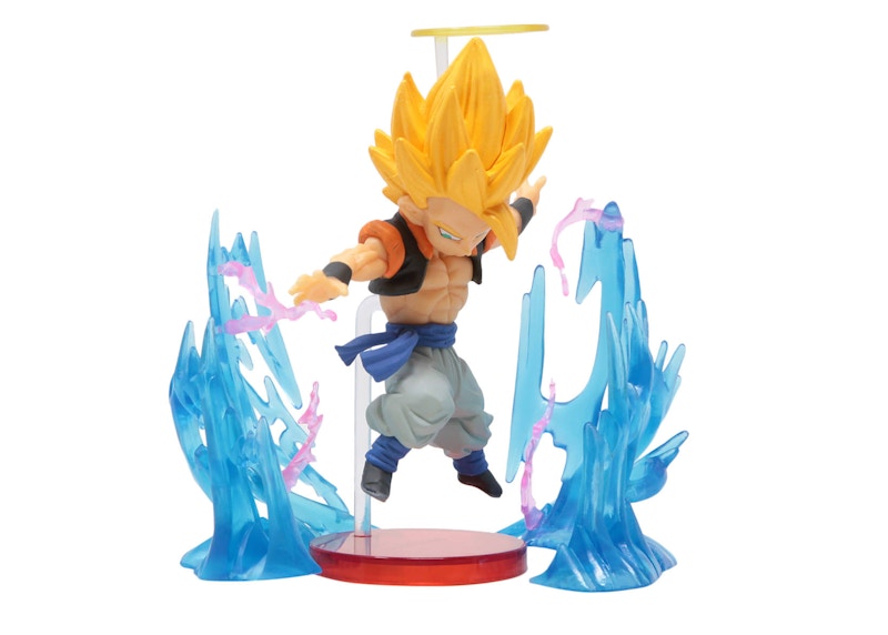 Banpresto Dragon Ball Super World Plus Effect 05 Super Saiyan Gogeta Figure Blue & Yellow