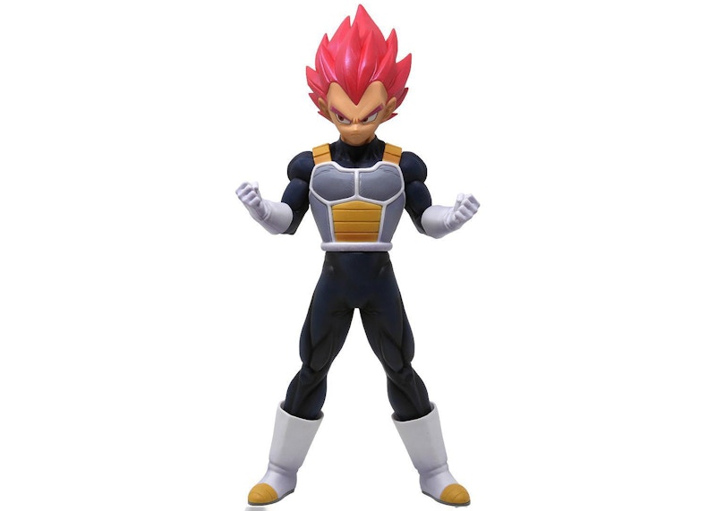 Banpresto Dragon Ball Super the Movie Chokoku Buyuden Super Saiyan God Vegeta Figure Pink