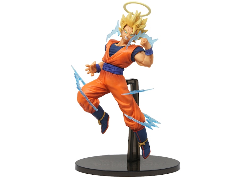 Banpresto Dragon Ball Z Dokkan Battle Collab Super Saiyan 2 Goku Figure Orange