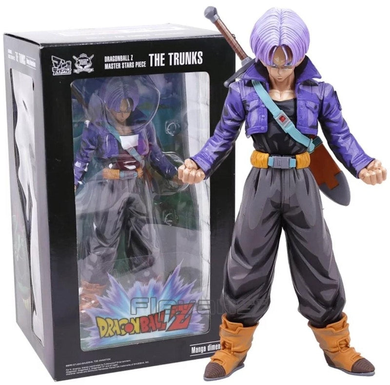 Banpresto Dragon Ball Z Master Stars Piece The Trunks Manga Dimensions Figure Purple