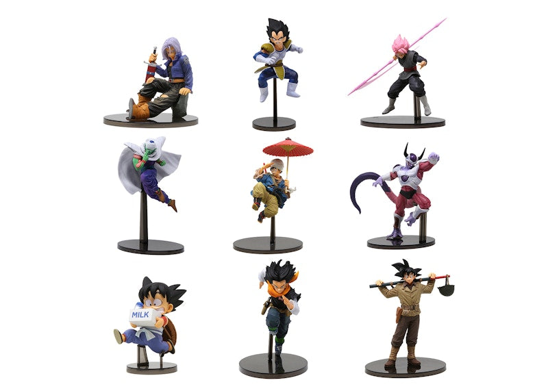 Banpresto Dragon Ball Z World Colosseum 2 Set Of 9 Figures Multi