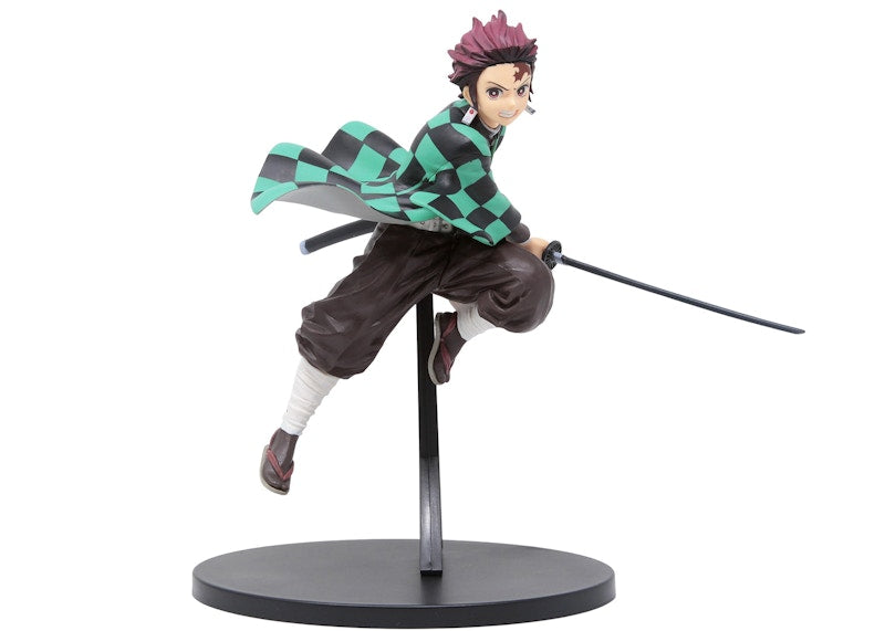 Banpresto Kimetsu No Yaiba Vibration Stars Tanjiro Kamado Figure Green & Brown
