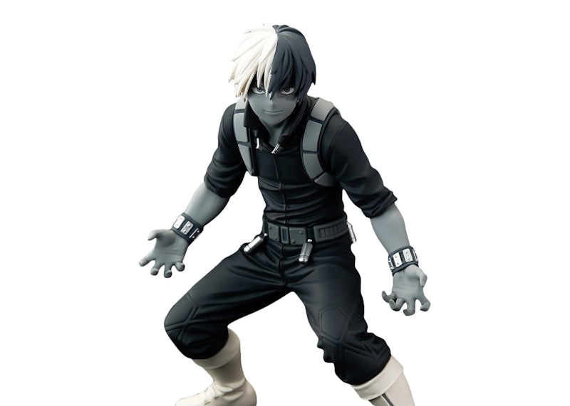 Banpresto My Hero Academia World Figure Colosseum Modeling Academy Super Master Stars Piece The Shoto Todoroki The Tones Figure Gray