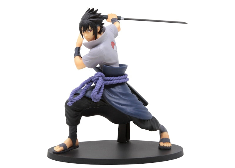 Banpresto Naruto Shippuden Vibration Stars Uchiha Sasuke II Figure Purple