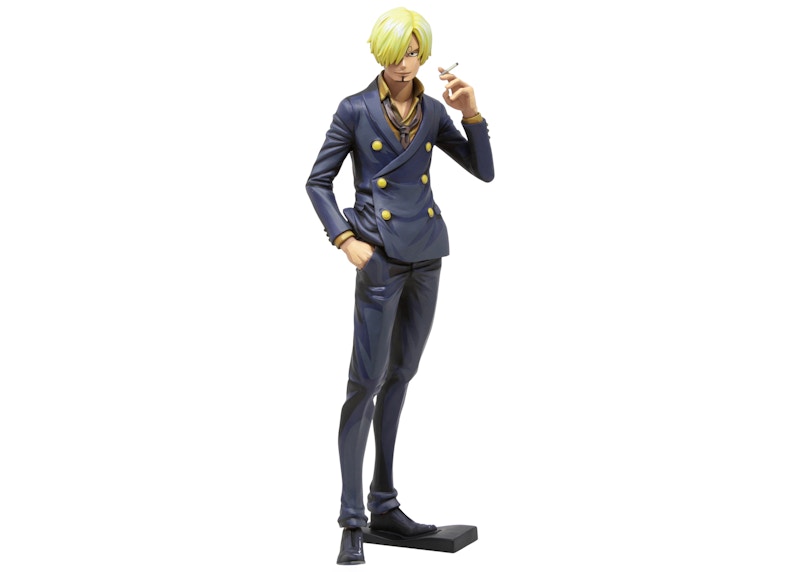 Banpresto One Piece Grandista Manga Dimensions Sanji Figure Navy