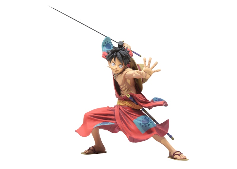 Banpresto One Piece World Colosseum 3 Super Master Stars Piece Manga Dimensions The Monkey D. Luffy Figure Red