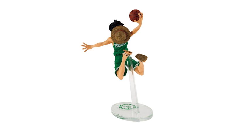 Banpresto One Piece x Nba Master Stars Piece The Monkey.d.luffy Figure Boston Celtics