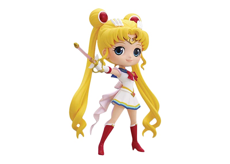 Banpresto Q Posket Pretty Guardian Sailor Moon Eternal The Movie Super Sailor Moon-Moon Kaleidoscope Version Re-Run Figure Yellow
