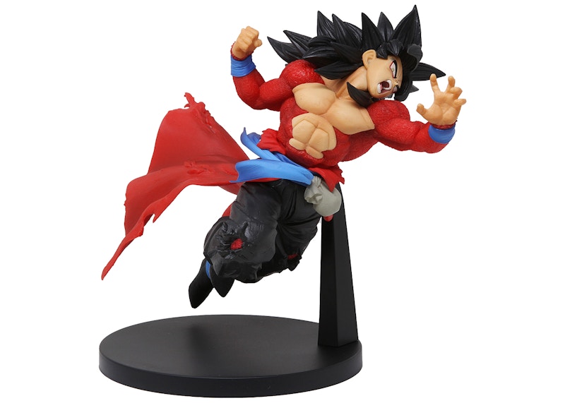 Banpresto Super Dragon Ball Heroes 9th Anniversary Figure Super Saiyan 4 Xeno Son Goku Figure Red