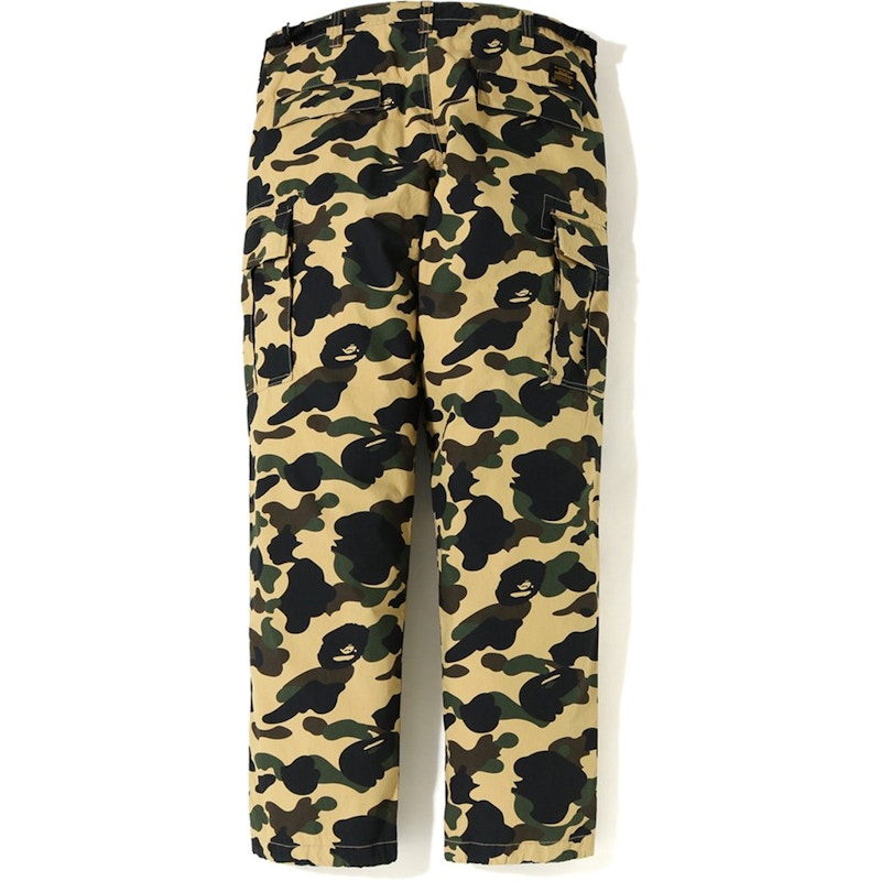 BAPE 1st Camo 6 Pocket Pants (SS19) Yellow